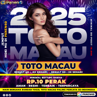 PANEN4D - Bandar Toto Macau Terpercaya Peluang Menang Sangat Besar